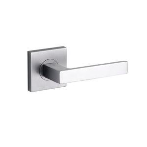 Lane Brushed Satin Chrome Cambridge Square Dummy Lever Set