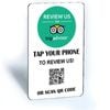 Tap and Share Contactless Smart NFC 'Review us on Trip Advisor' Card + QR code