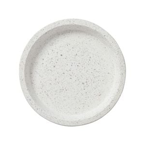 Northcote Pottery 25 x 25cm White Terrazzo Saucer