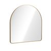 Oikiture Arched Wall Mirror 85x80cm Gold