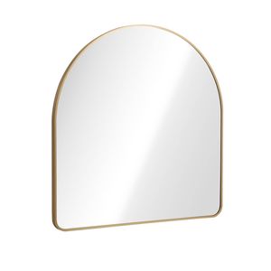 Oikiture Arched Wall Mirror 85x80cm Gold