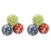 2x 3PK Paws & Claws Tennis Balls 6cm Printed Assorted