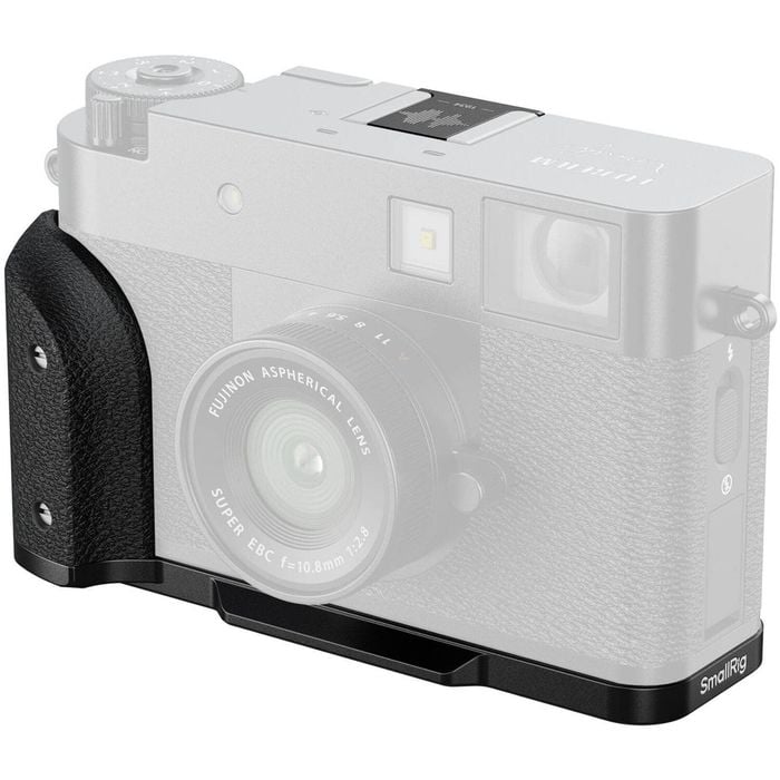 Smallrig L-shaped Mount Plate With Silicone Handle For Fujifilm X Half (black) 5332