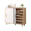 Foret 120cm Shoe Cabinet Shoes Storage Rack Organiser Wooden Shelf Drawer 40cm Depth