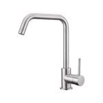 Estilo WELS 4 Star 7.5L/min 35mm Brushed Stainless Steel Side Pin Lever Sink Mixer