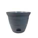 Moda 38cm Self Watering Roman Pot Charcoal