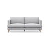 Taylor 3 Seater Cloud Grey Feather Filled Fabric Sofa