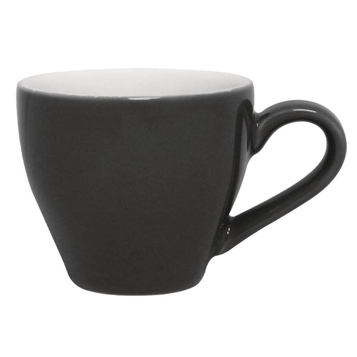 Olympia Espresso Cup Cafe Charcoal 100ml 12 Pack Commercial Tableware