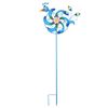 915mm Blue Peacock Windmill Garden Stake Decoration