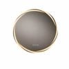 P&P 80cm Silver Round LED Bathroom Mirror With Anti-Fog Backlit Design