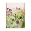 Artey | Among the Watercolor Wildflowers II - Framed Canvas - Natural Frame - 112 x 150cm