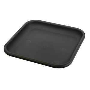 IP Plastics 35cm Square Saucer Charcoal