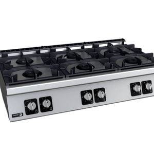 Fagor 700 Series Natural Gas 6 Burner Ss Boiling Top  - Commercial Gas Cooktops (cg7-60h)