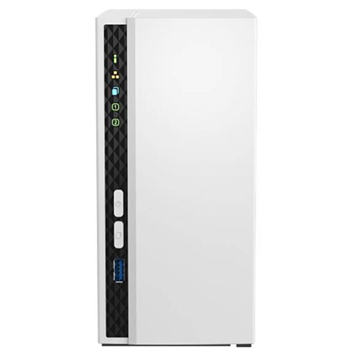 QNAP TS-233 Affordable Desktop NAS with ARM Cortex-A55 Quad-core Processor and 2 GB DDR4 RAM
