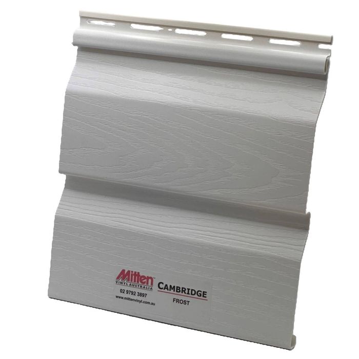 Mitten Vinyl Australia 5.84m shell Frost Cambridge Vinyl Cladding - Frost