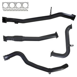 Ignite Exhausts Turbo Back For Nissan Gu Patrol 3l Coil Spring Ute 3" No Cat With Pipe 409 Stainless Steel