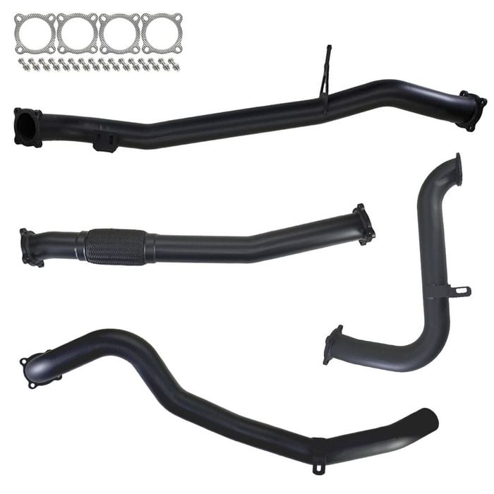 Ignite Exhausts Turbo Back For Nissan Gu Patrol 3l Coil Spring Ute 3" No Cat With Pipe 409 Stainless Steel