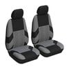Catzon Car Seat Covers Front Seat Universal Airbag Compatible Protector-Grey