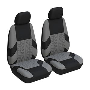 Catzon Car Seat Covers Front Seat Universal Airbag Compatible Protector-Grey