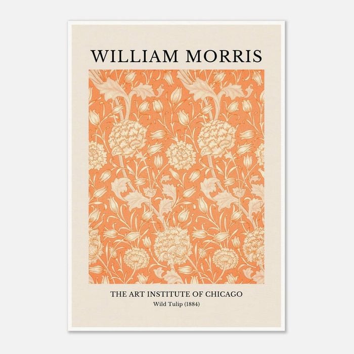 Galrie William Morris Wild Tulip Print from The Art Institute of Chicago (1884)-Wall Art, Poster Only, A4 21 x 30cm (8 x 12inch)