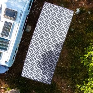 240 x 600cm Caravan & RV Awning Outdoor Mat – Reversible Camping Rug