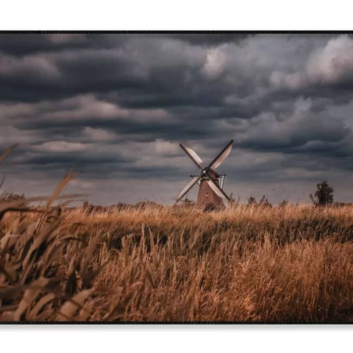 Old Windmills & Sunset Netherland  Print 100% Australian Made 120x90cm  (Poster)