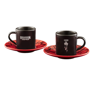 Bialetti Stranger Things Cups and Saucers - Set of 2