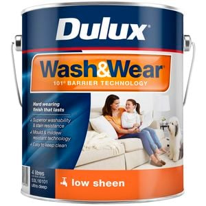 Dulux Wash&Wear Ultra Deep Low Sheen Interior Paint - 4L