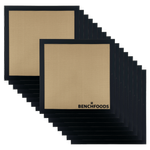 40x40cm Silicone Non-Stick Solid Mats - 16 Pack - Copper | Non Stick | Small