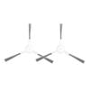 Hygieia Side Brushes for Dreame L10s Ultra & L10 Prime Robot Vacuums