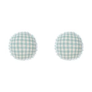 2PK Linen House Cotton Tavola Ocean 45cm Round Cushion - Blue