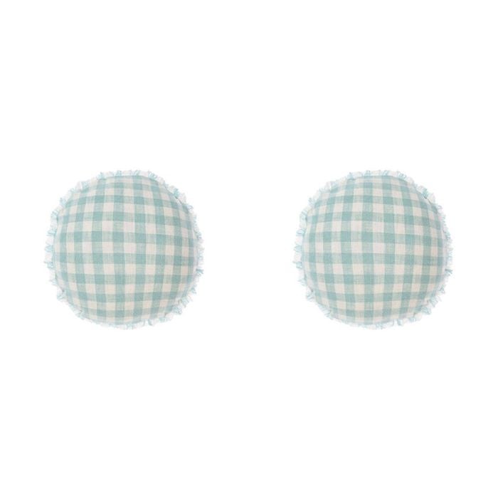 2PK Linen House Cotton Tavola Ocean 45cm Round Cushion - Blue