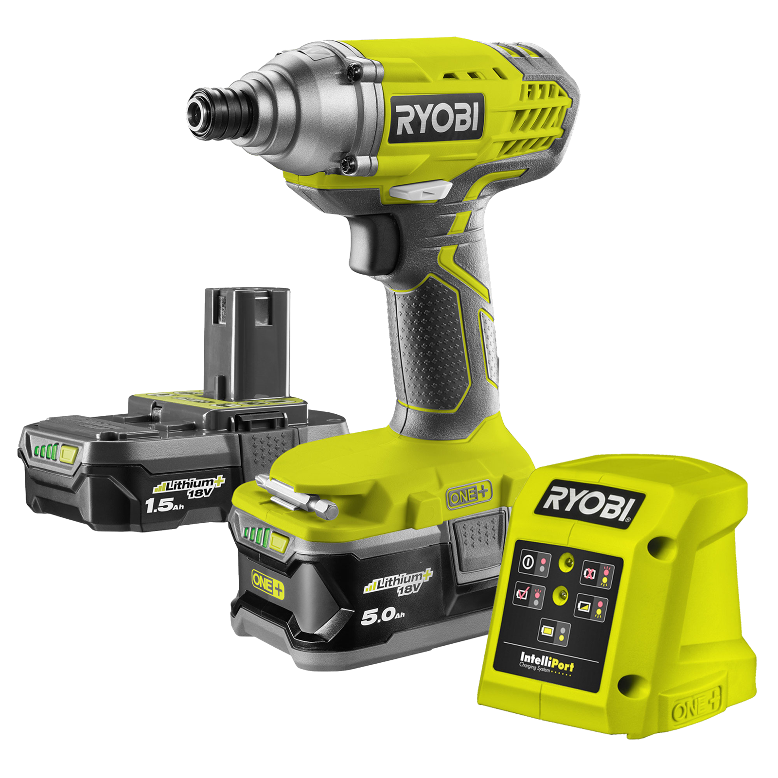 Ryobi 18V ONE+ 1.5A/4.0Ah Impact Driver Kit thumbnail 2
