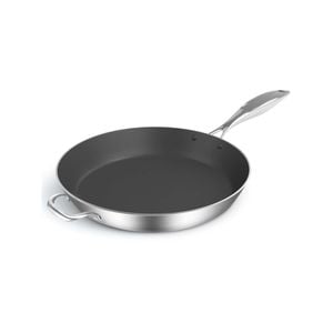 SOGA Stainless Steel Fry Pan 36cm – Induction Non-Stick