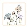 Artey | Spindle Blossoms VII - Framed Canvas - Natural Frame - 120 x 120cm