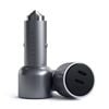 Satechi 40W Dual USB-C PD Space Grey Car Charger - ST-U2C40CCM