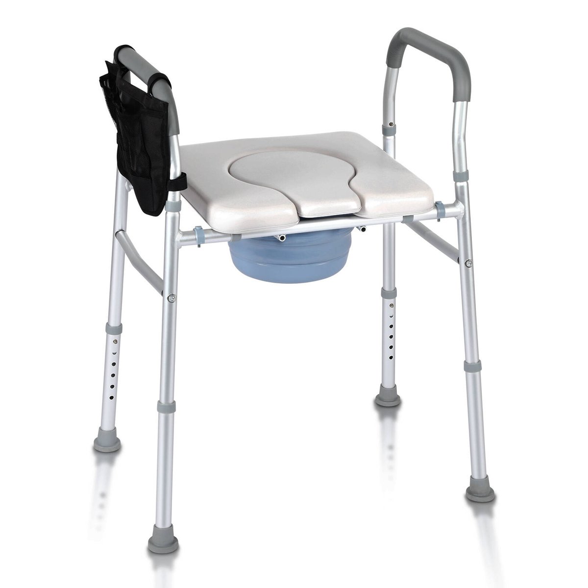 Altus Heavy Duty Bedside Commode Raised Toilet Seat Shower Chair ...