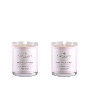 Set of 2 - 180g Perfumed Hand Poured Candle -Siesta under the Lindens