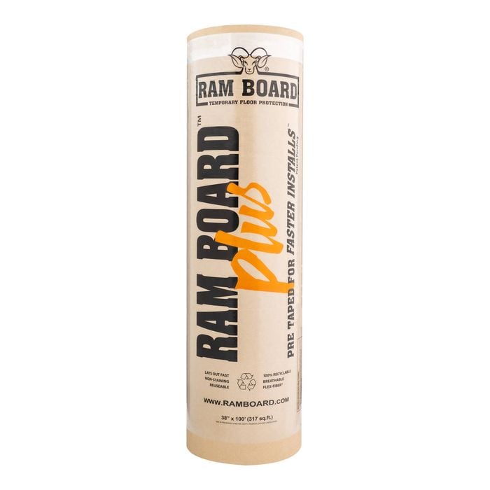 Ramboard 29.4m² Temporary Floor Protection Surface Protect Plus Pre Taped Roll