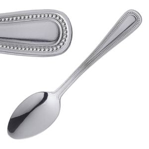 Olympia Coffee Spoon Bead 18/0 Stainless Steel 12 Pack 120mm