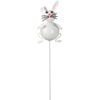 Northcote Pottery 7 x 30cm 3D Rabbit Metal Decorative Garden Stake