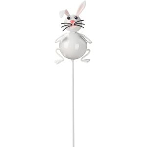 Northcote Pottery 7 x 30cm 3D Rabbit Metal Decorative Garden Stake