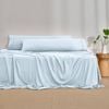 Dreamaker Superfine Washed Microfibre Body Pillowcase Twin Pack - Ice Blue