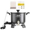 VEVOR Wax Melter Silver 5 Liter with Easy Pour Spout and 9-level Temp Control for Candle Making
