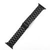 Stainless Steel Metal Watch Band Strap - For iWatch Ultra [42mm Series 3] 44mm 45mm 46mm 49mm (Black)
