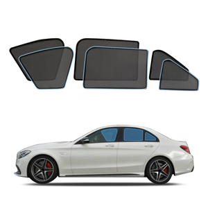 AUSGO Magnetic Window Sun Shade for Mercedes-Benz C-Class C Class W205 Sedan 2014-2021 6-Piece Set Car Shades