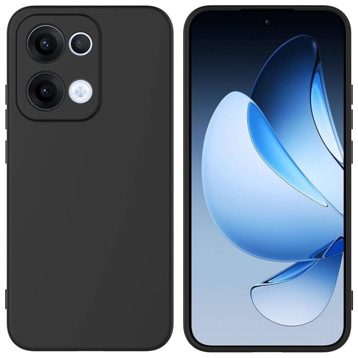 MEZON OPPO Reno13 5G Slim Black TPU Gel Back Case Wireless Charging Compatible