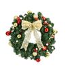 60CM Christmas Wreath Jingle Jollys LED Berries Bow Baubles