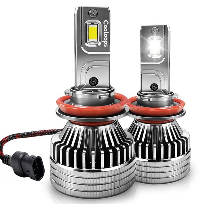 Catzon 2pcs H11 Led Headlight Bulb Low Beam H8 H9 For Car-plc10