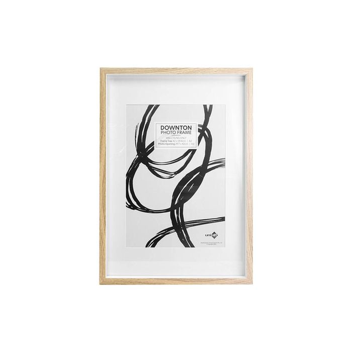 Unigift Downton MDF/Perspex Matt A2 Picture Frame - Natural